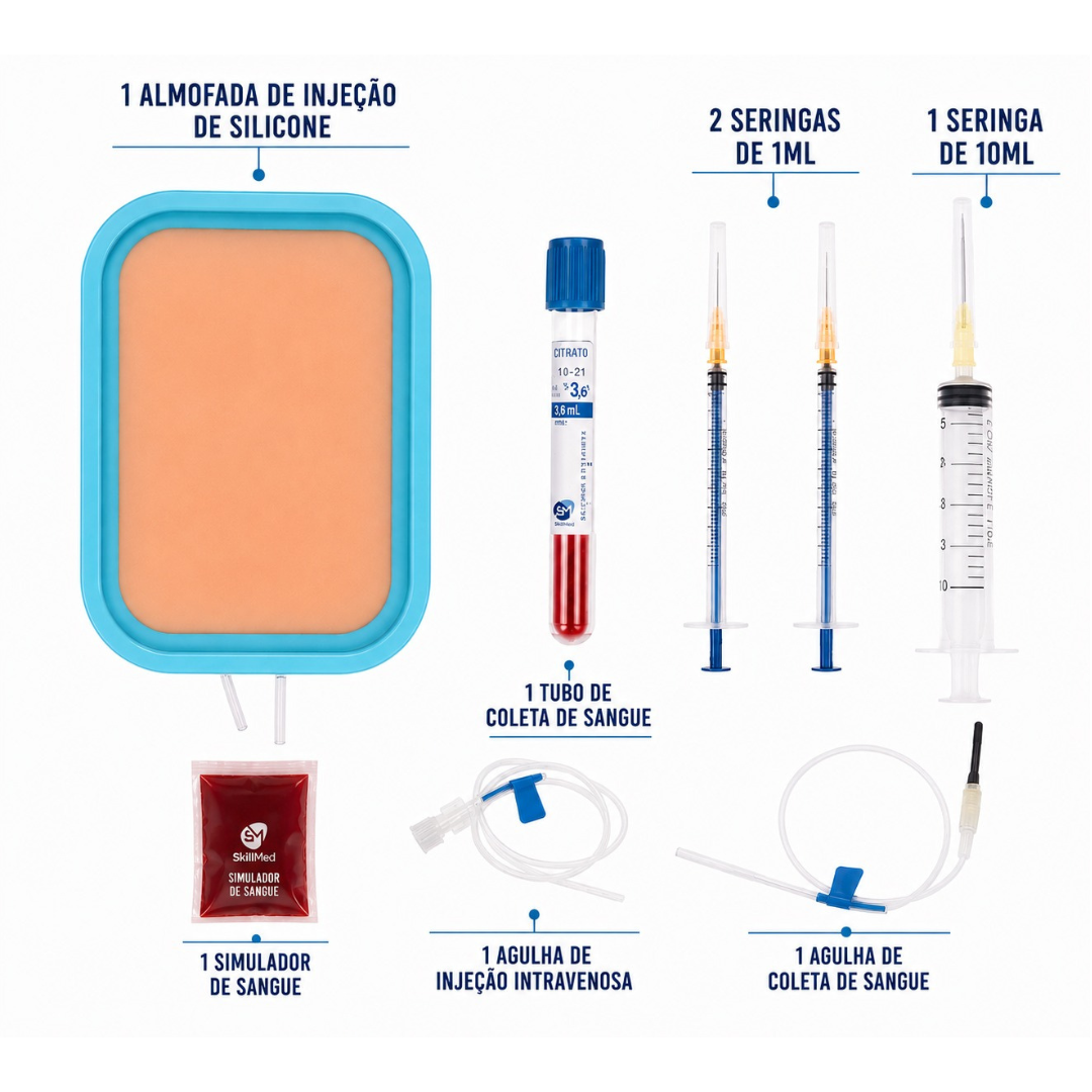 Kit Simulador de Punção Venosa SkillMed